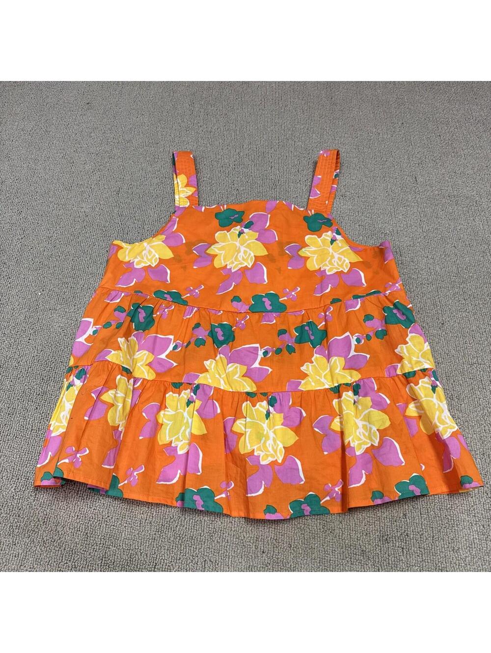 THML Blouse Multicolored Floral Sleeveless Women’s Size Large